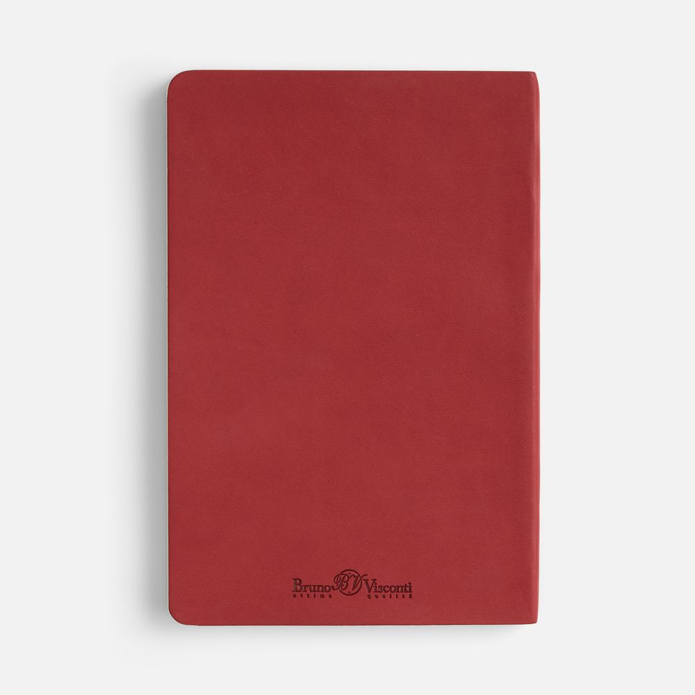 Бизнес-блокнот Megapolis Flex, бордовый / Миниатюра WWW (1000)