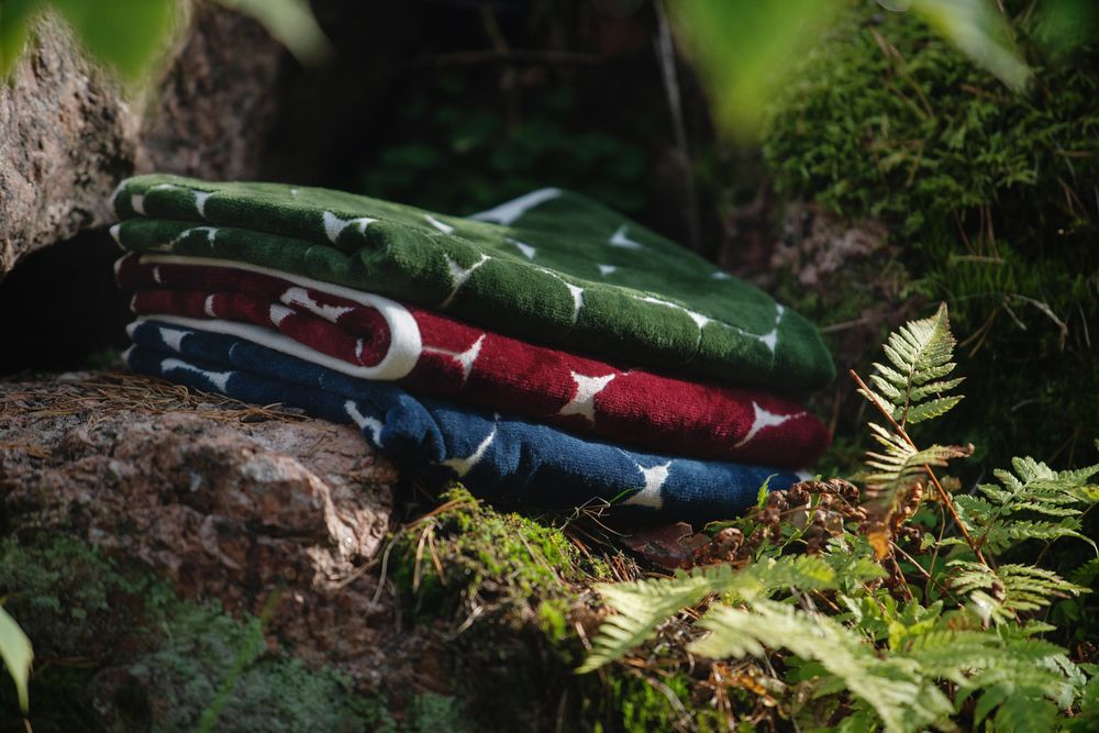 Полотенце Giraffe, малое, бежевое с зеленым / Миниатюра WWW (1000)