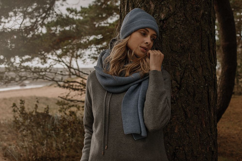 Шапка Windy Rose, голубая / Миниатюра WWW (1000)