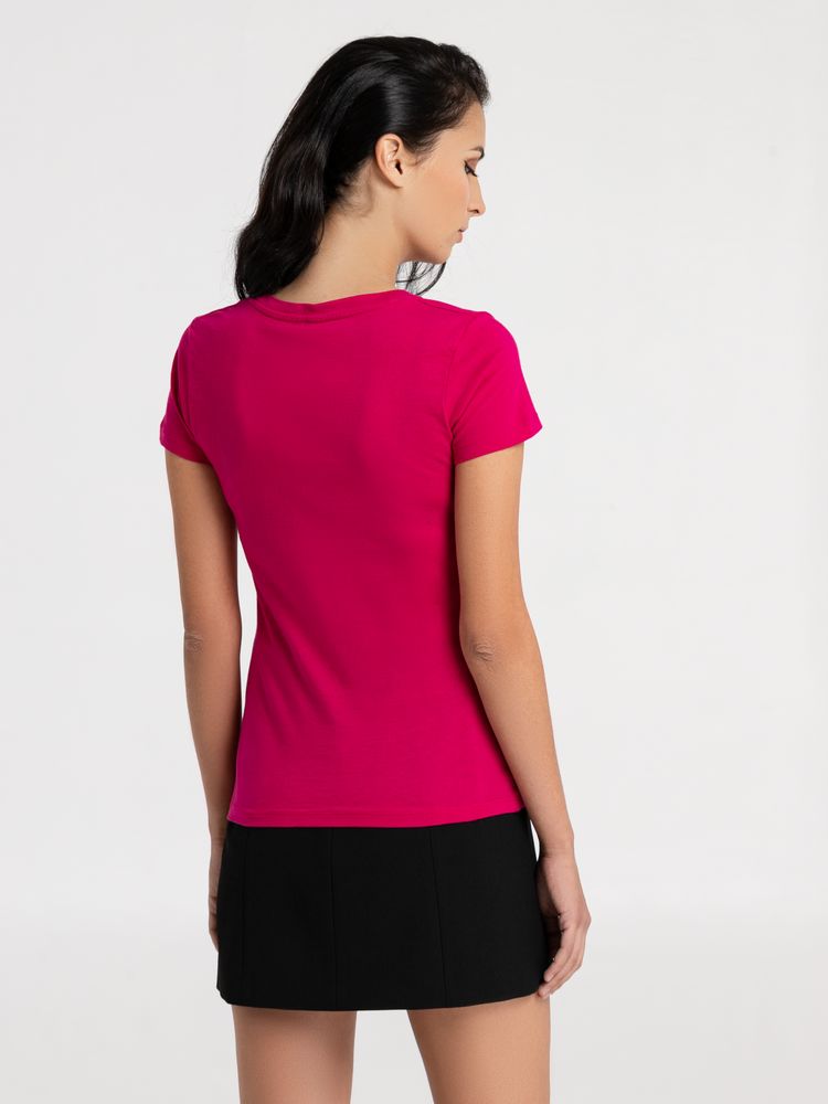 Футболка женская «Меламед. Жанна Агузарова», ярко-розовая (фуксия) / Миниатюра WWW (1000)