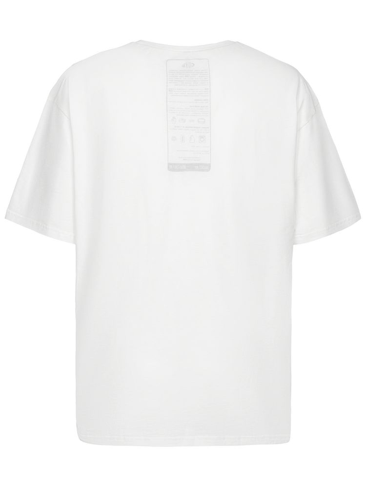 Футболка оверсайз «Слабоумие и отвага», молочно-белая / Миниатюра WWW (1000)