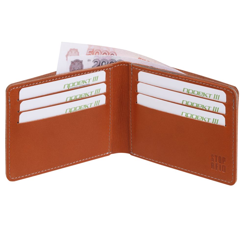 Портмоне Security, коричневое / Миниатюра WWW (1000)