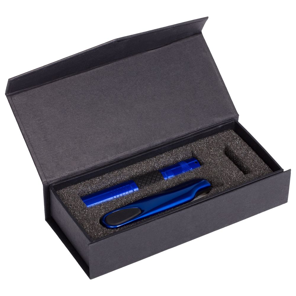 Набор «Зорге»: мультитул и фонарик, синий, уценка / Миниатюра WWW (1000)