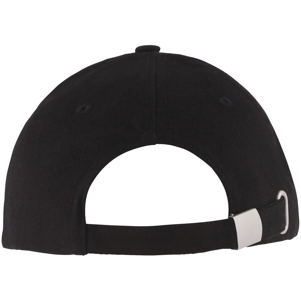 Бейсболка Long Beach, черная с ярко-синим / Миниатюра WWW (1000)