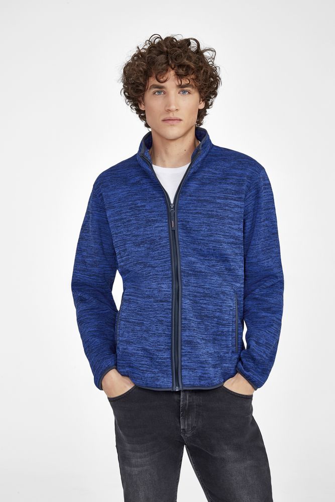 Куртка флисовая Turbo, синяя с темно-синим / Миниатюра WWW (1000)