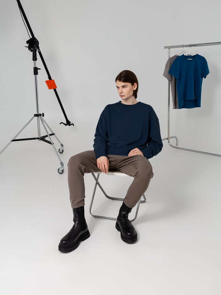 Свитшот унисекс Kosmos 1.0, темно-синий / Миниатюра WWW (1000)