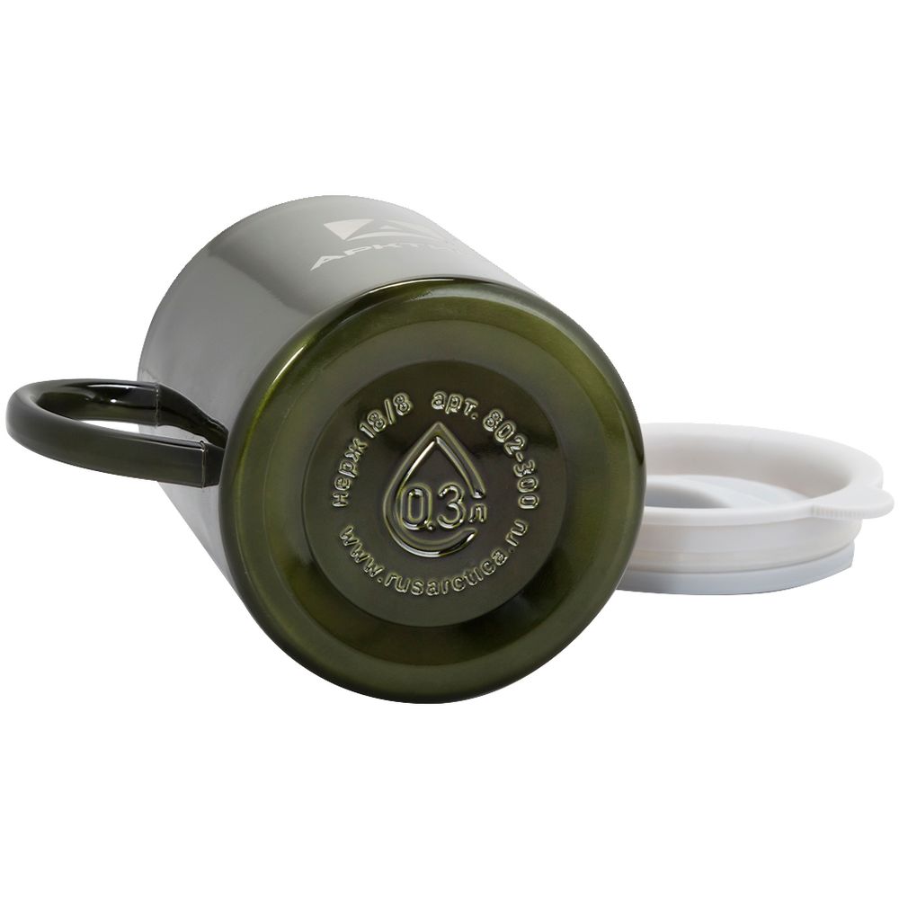 Термокружка «Арктика 200», зеленая (хаки) / Миниатюра WWW (1000)