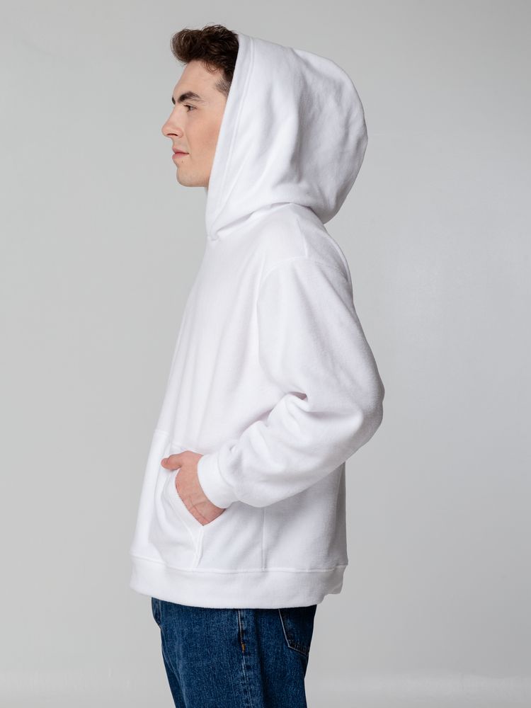 Худи флисовое унисекс Manakin, белое / Миниатюра WWW (1000)