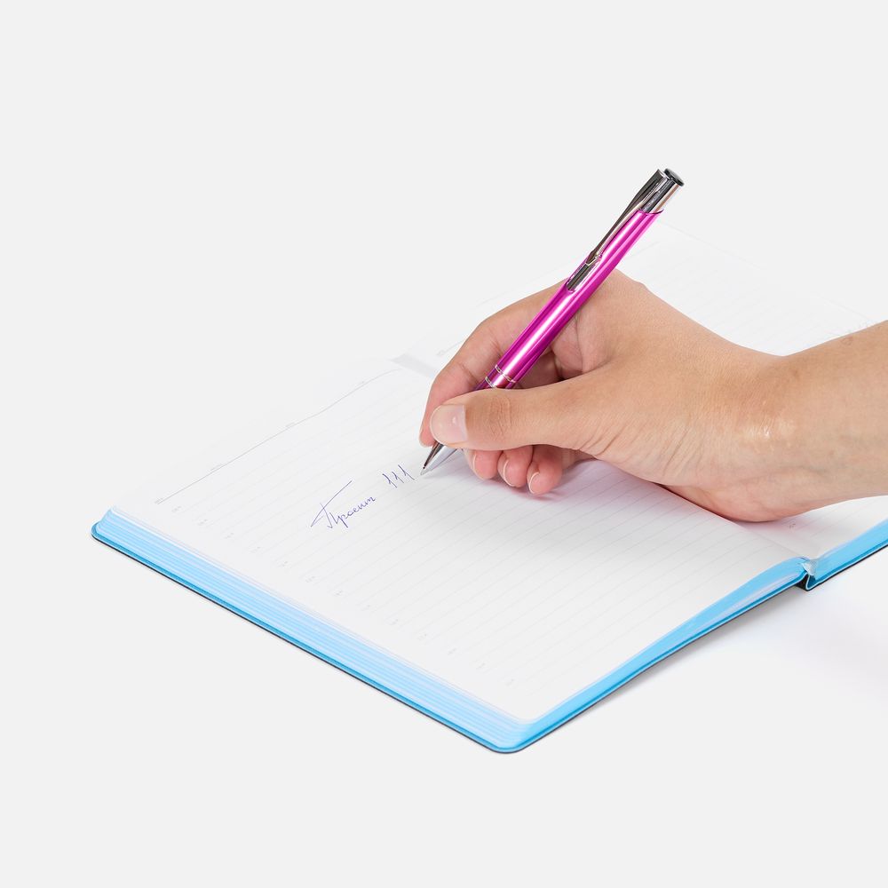 Ручка шариковая Keskus, розовая / Миниатюра WWW (1000)