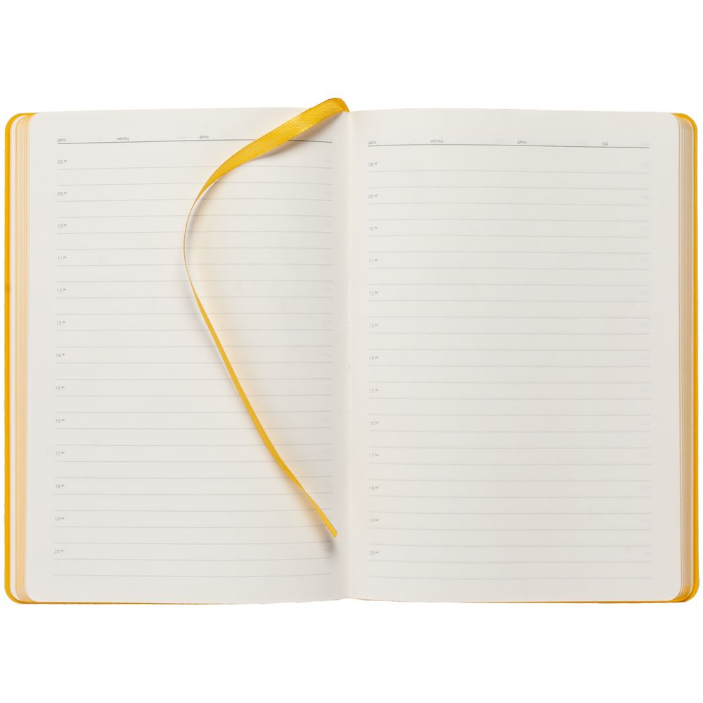 Ежедневник Ridge, недатированный, желтый / Миниатюра WWW (1000)