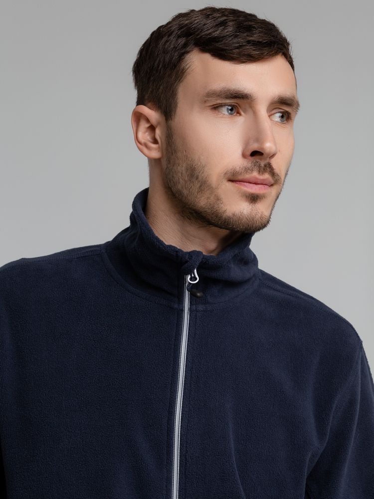 Куртка флисовая мужская Twohand, темно-синяя / Миниатюра WWW (1000)