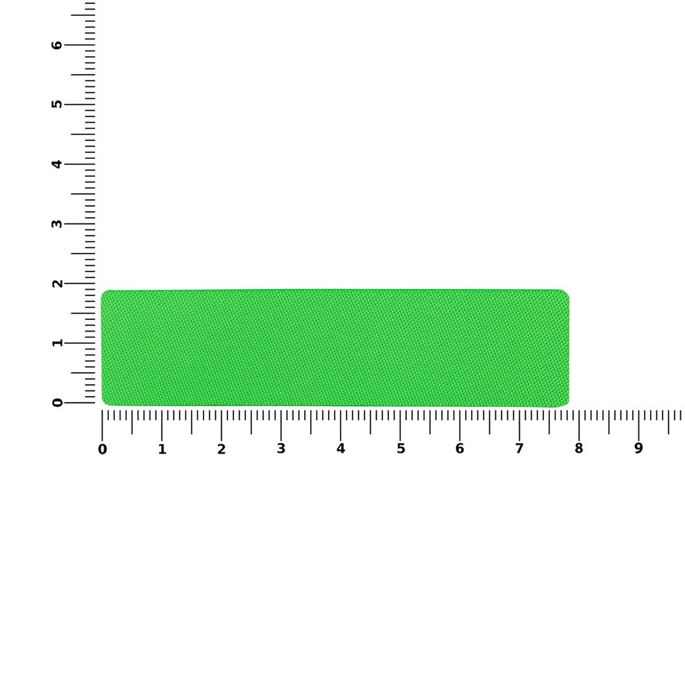 Наклейка тканевая Lunga, S, зеленый неон / Миниатюра WWW (1000)