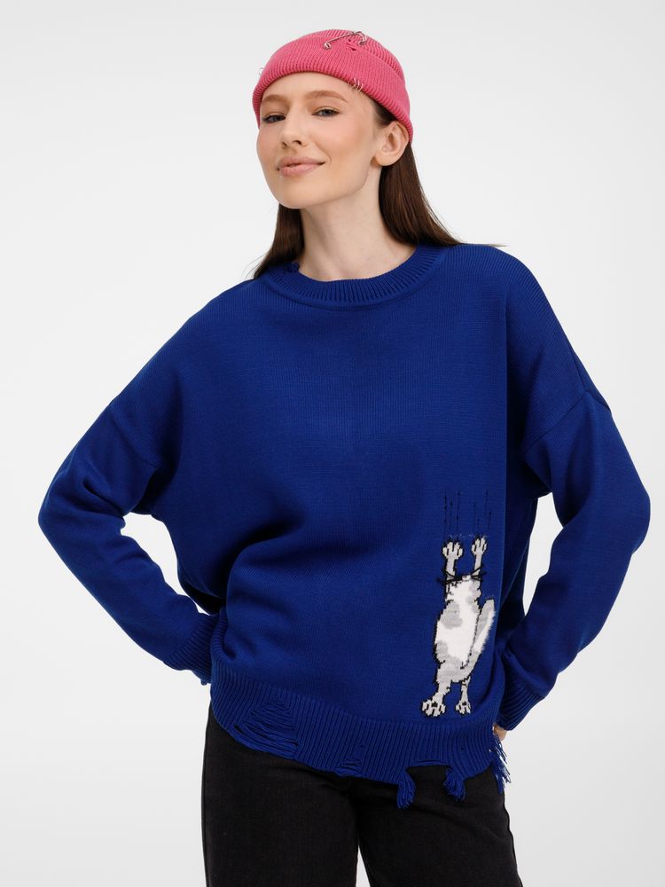 Джемпер Sharpick, темно-синий (кобальт)