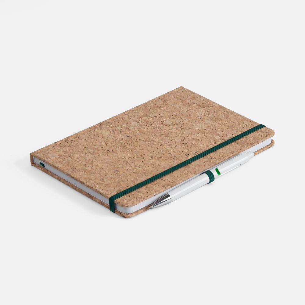 Блокнот Corkfolio, зеленый / Миниатюра WWW (1000)