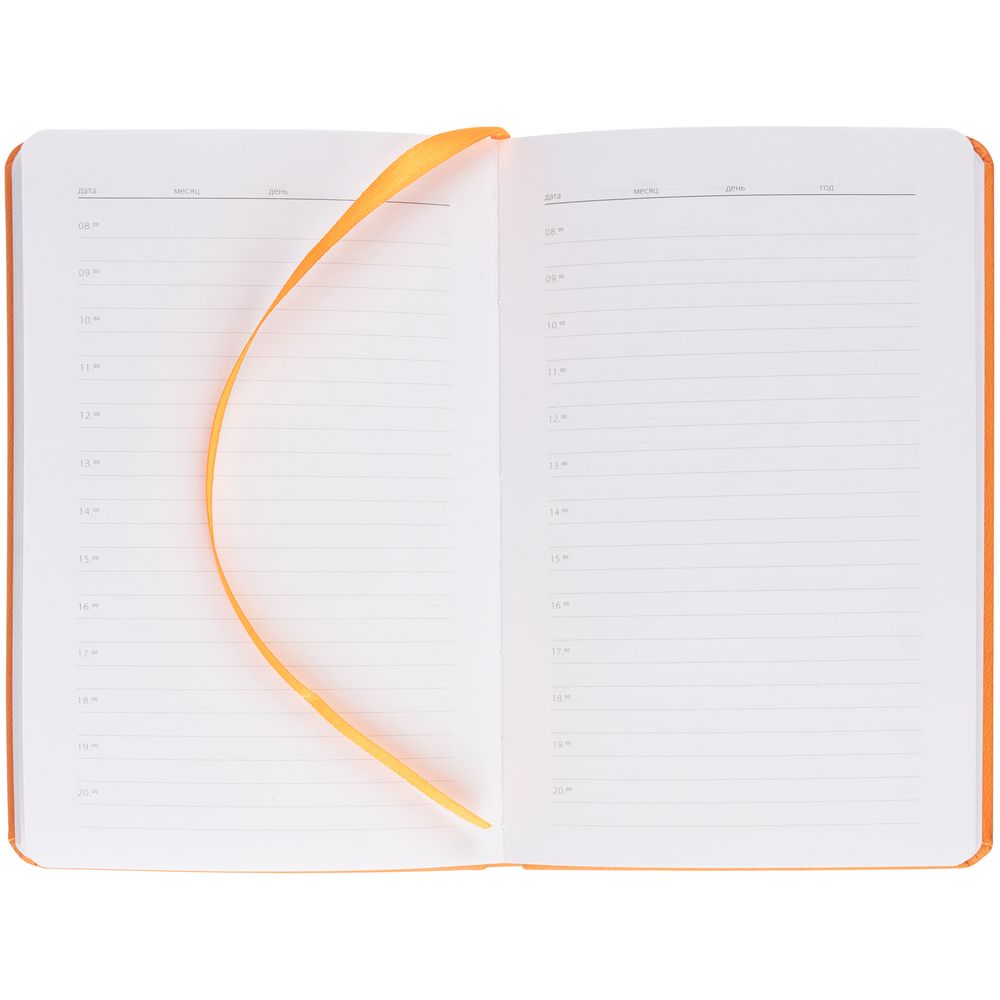Ежедневник Base Mini, недатированный, оранжевый / Миниатюра WWW (1000)