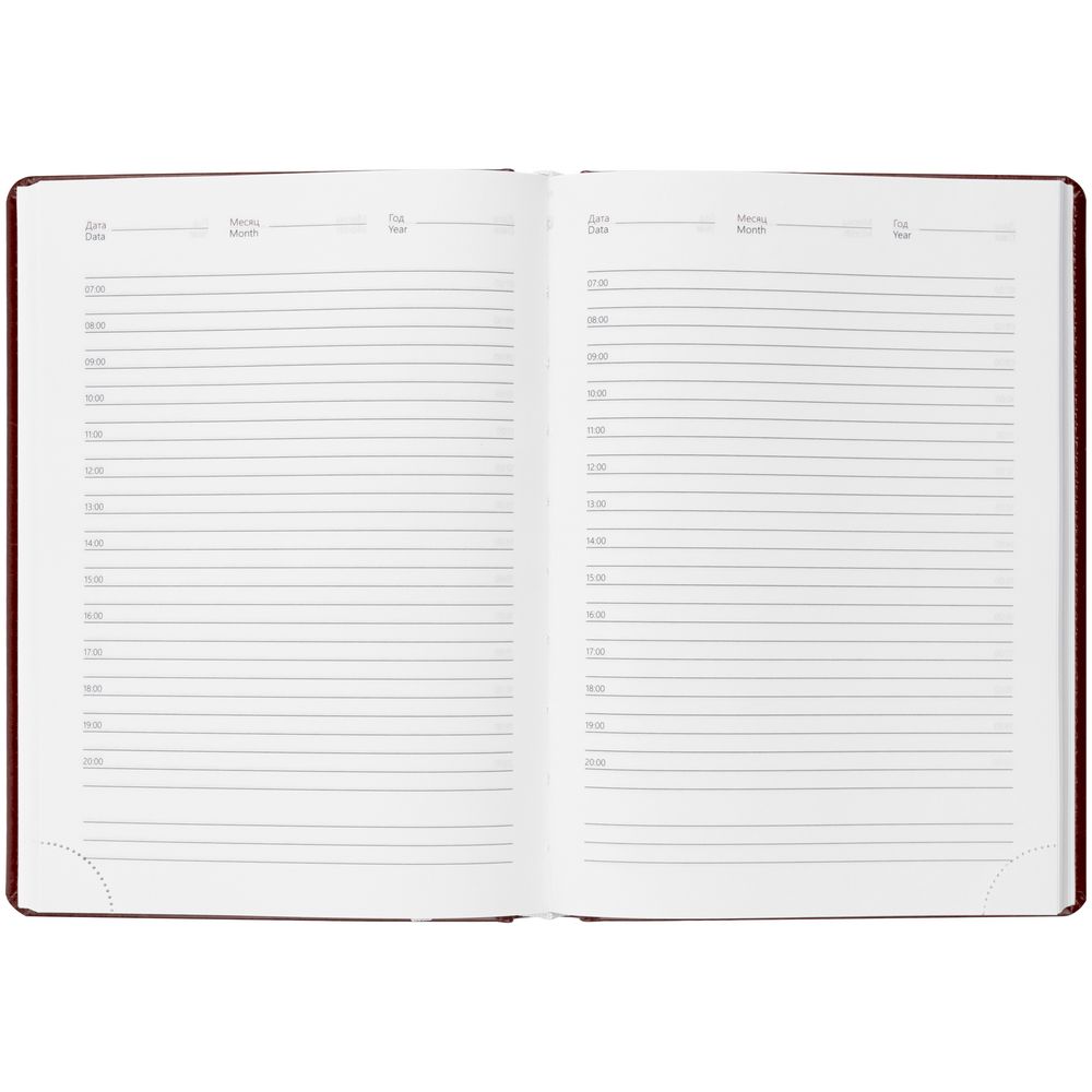 Ежедневник Nebraska, недатированный, коричневый / Миниатюра WWW (1000)