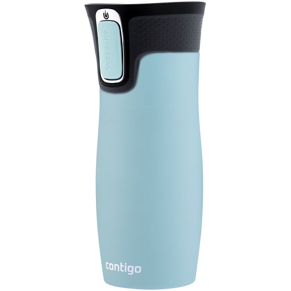 Термостакан Contigo West Loop, вакуумный, голубой / Миниатюра WWW (1000)