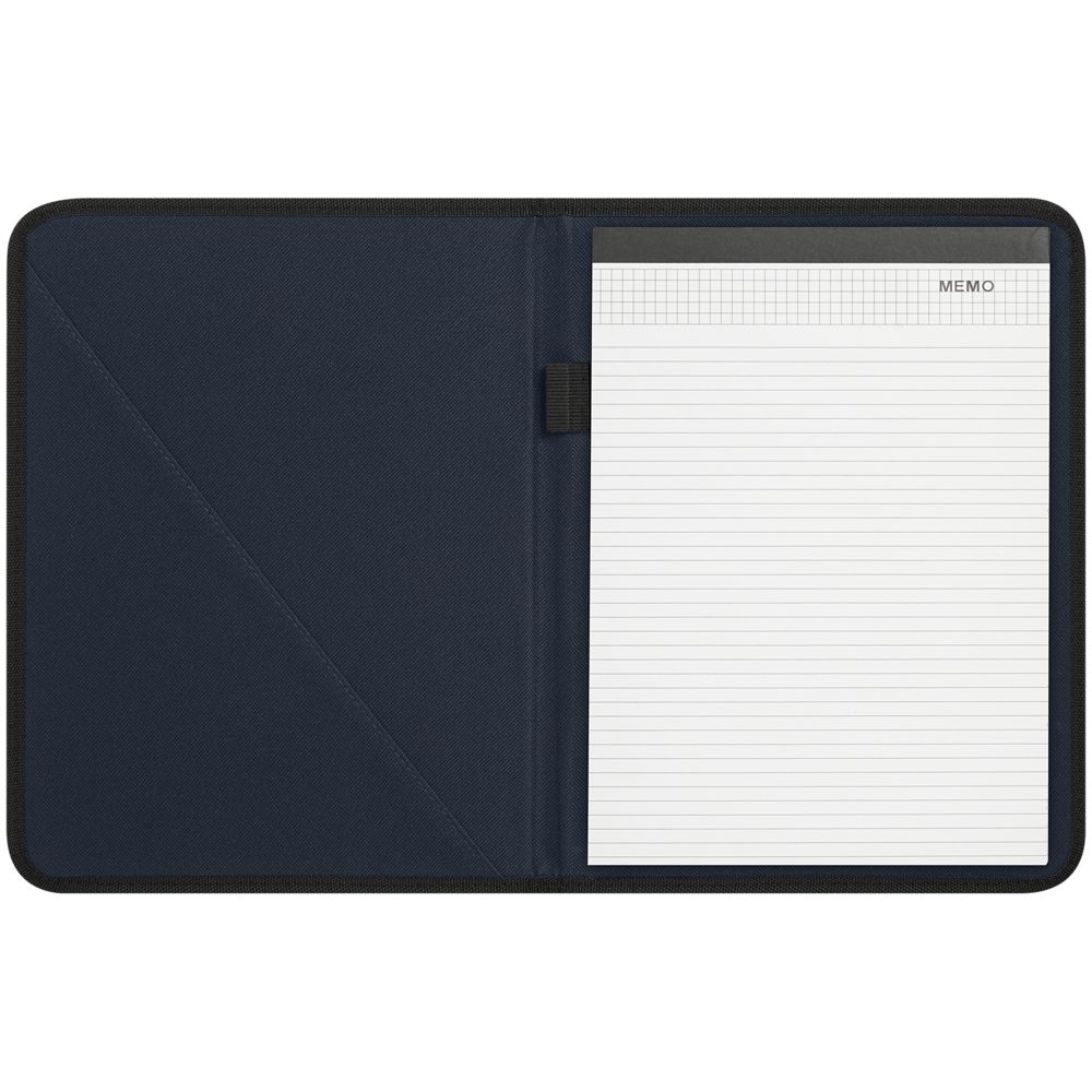 Папка с блокнотом Visitor, синяя / Миниатюра WWW (1000)