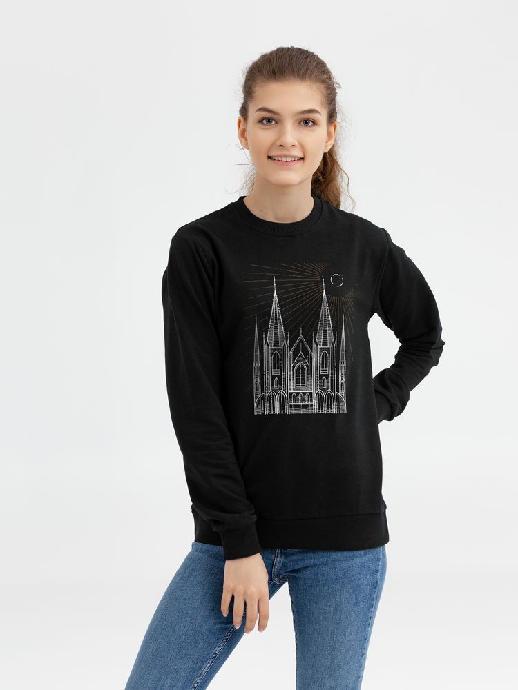 Толстовка «Источник. Собор», черная / Миниатюра WWW (1000)