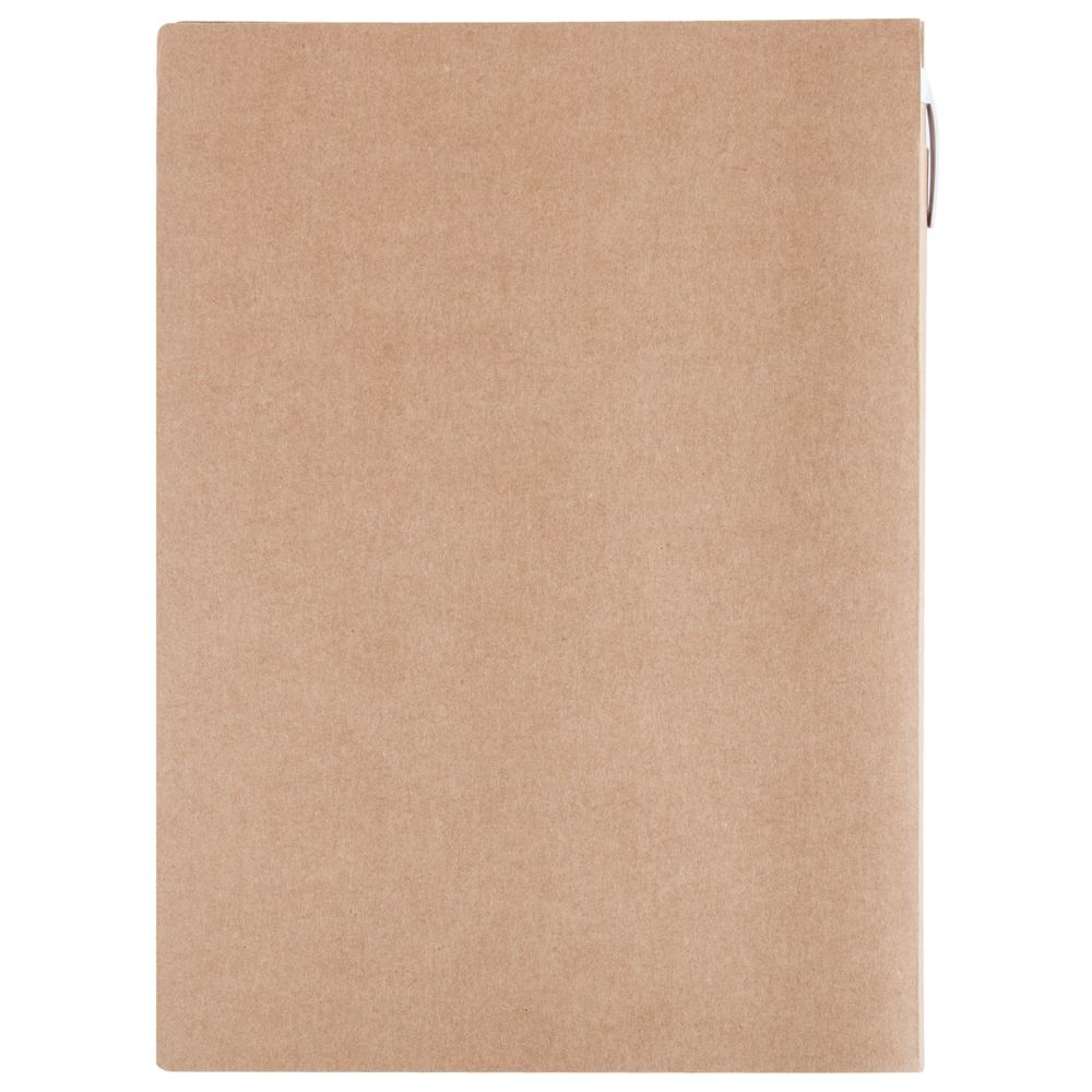 Папка Fact-Folder формата А4 c блокнотом, крафт / Миниатюра WWW (1000)