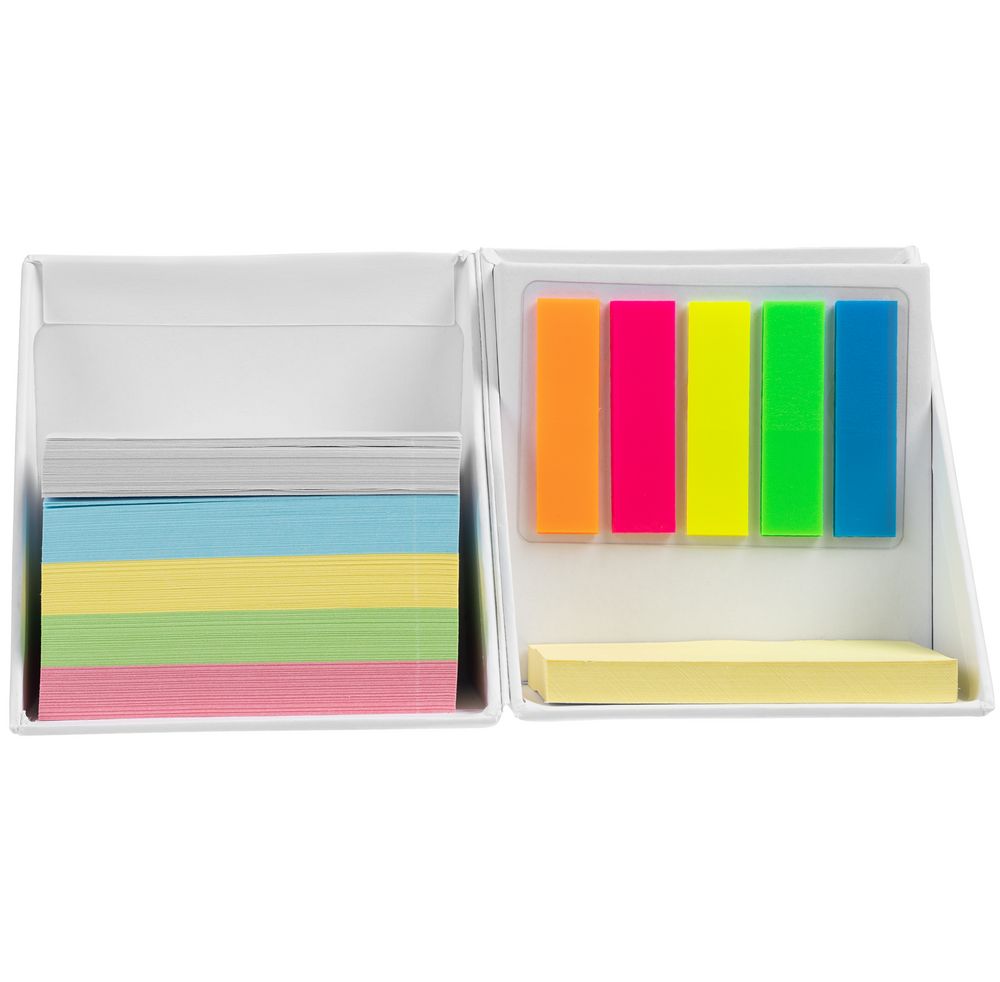 Настольный набор со стикерами Mnemonic ver.2, белый / Миниатюра WWW (1000)