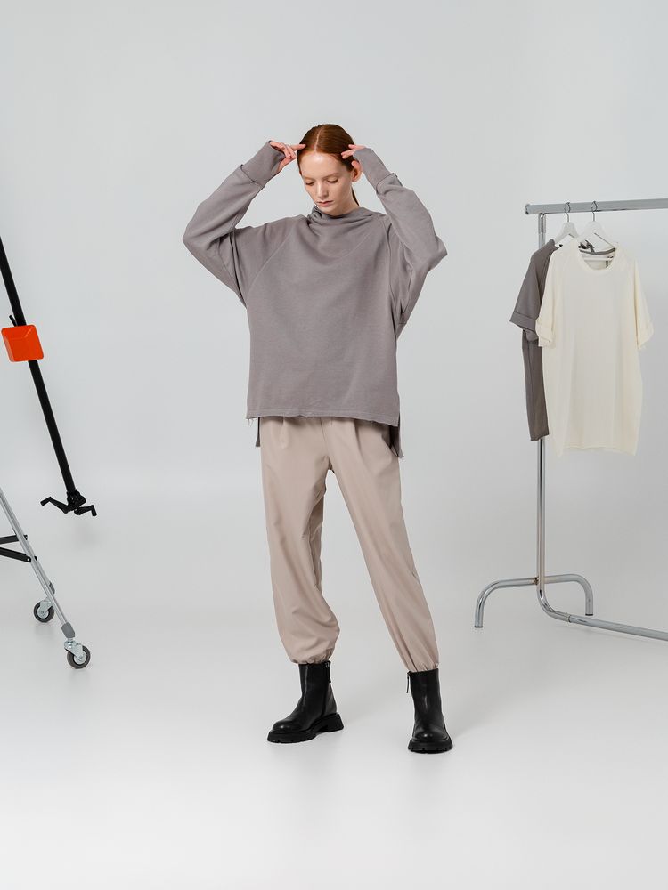 Худи унисекс Vozduh 1.0, серое / Миниатюра WWW (1000)