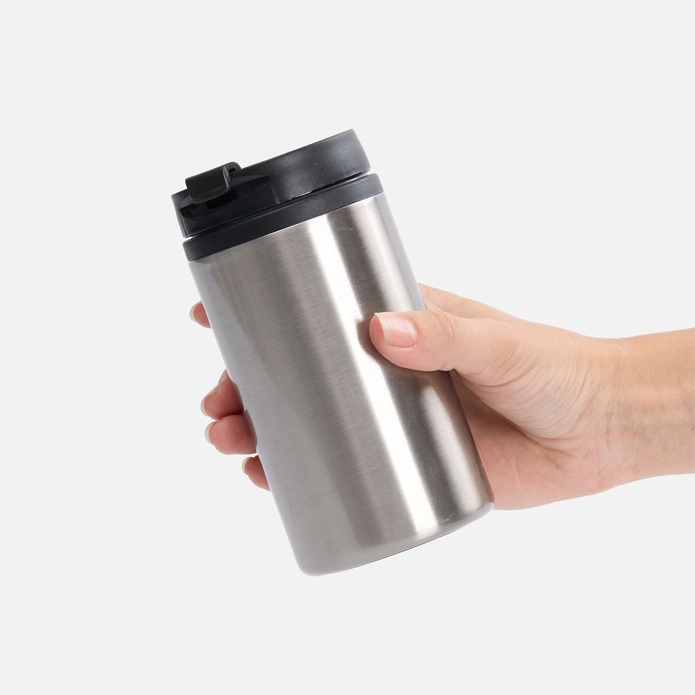 Термостакан Canella, серебристый / Миниатюра WWW (1000)