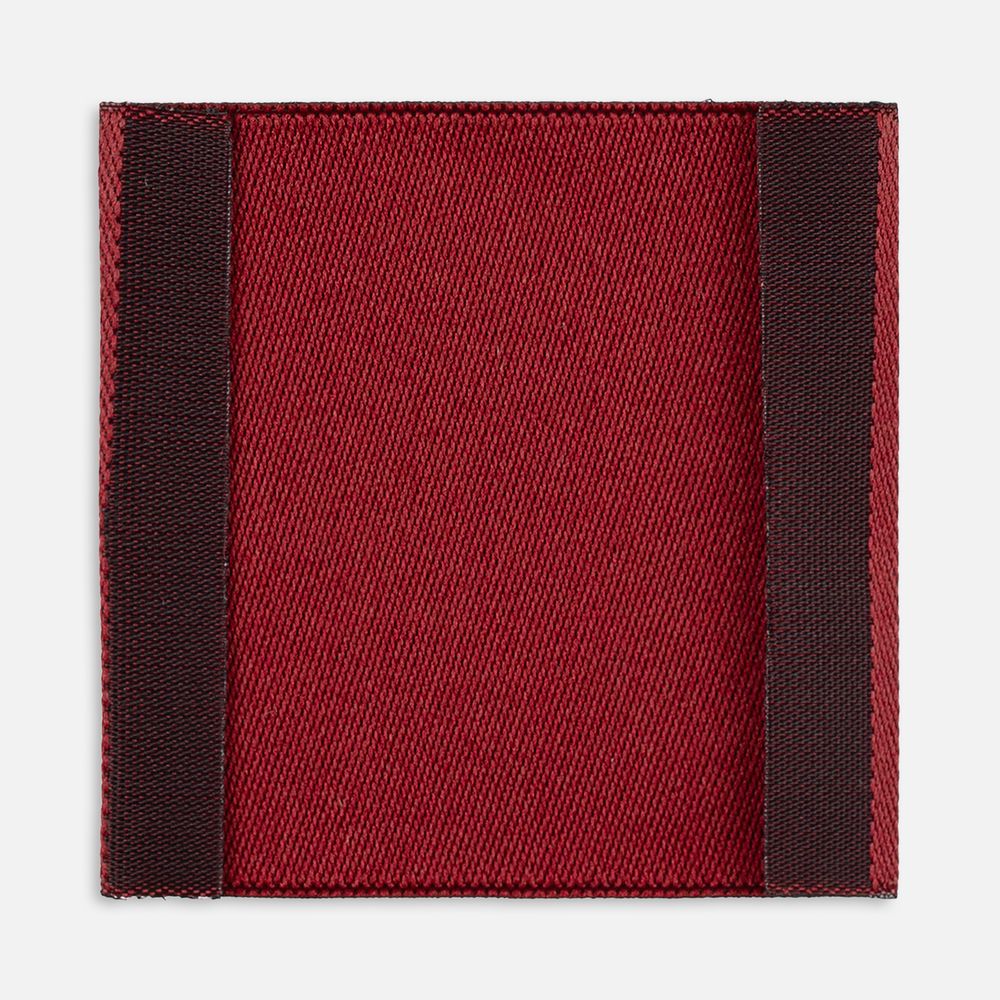 Лейбл тканевый Epsilon, L, бордовый / Миниатюра WWW (1000)