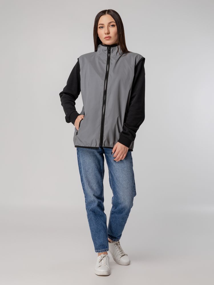 Жилет двусторонний Manifest из светоотражающей ткани, серый / Миниатюра WWW (1000)