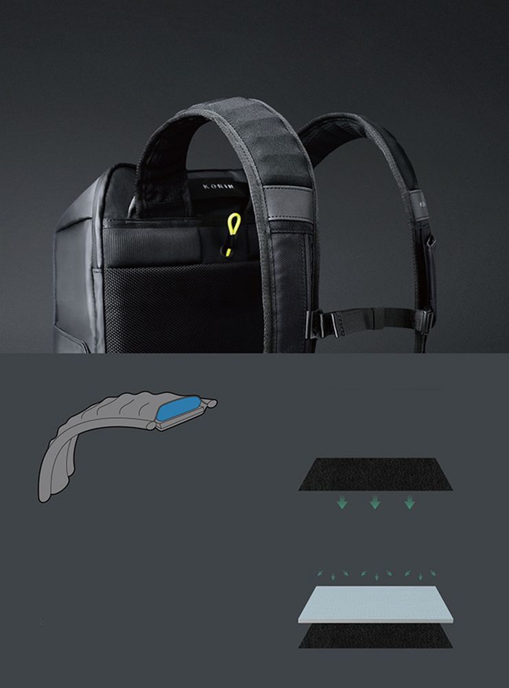 Рюкзак FlipPack, черный с зеленым / Миниатюра WWW (1000)