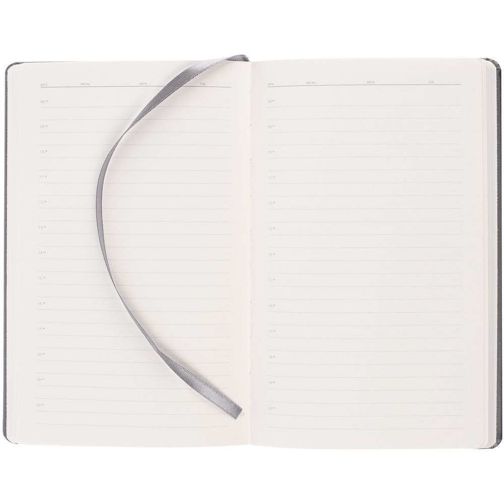 Ежедневник Magnet Shall, недатированный, серый / Миниатюра WWW (1000)