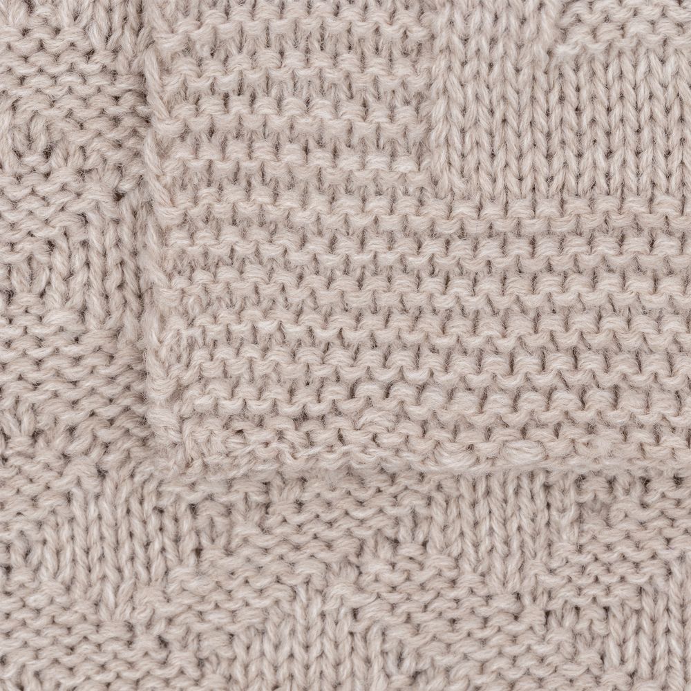 Плед Snippet, бежевый меланж / Миниатюра WWW (1000)