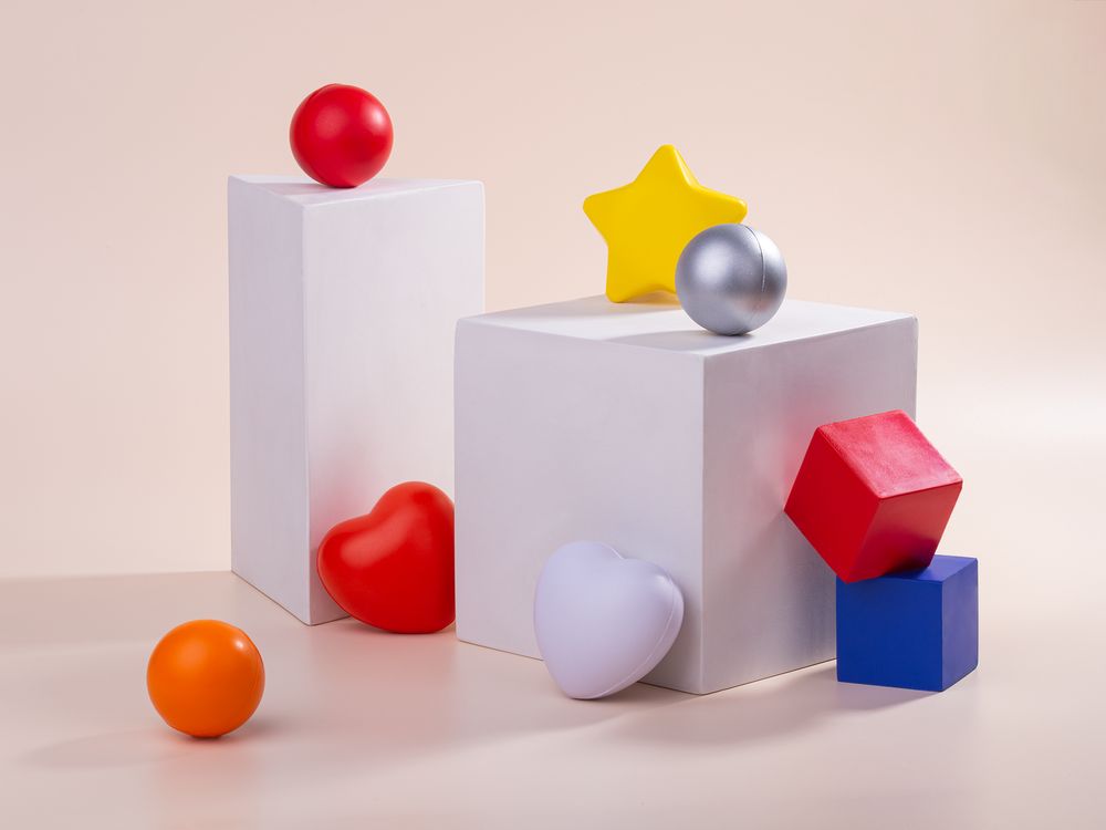 Антистресс «Сердце», красный / Миниатюра WWW (1000)