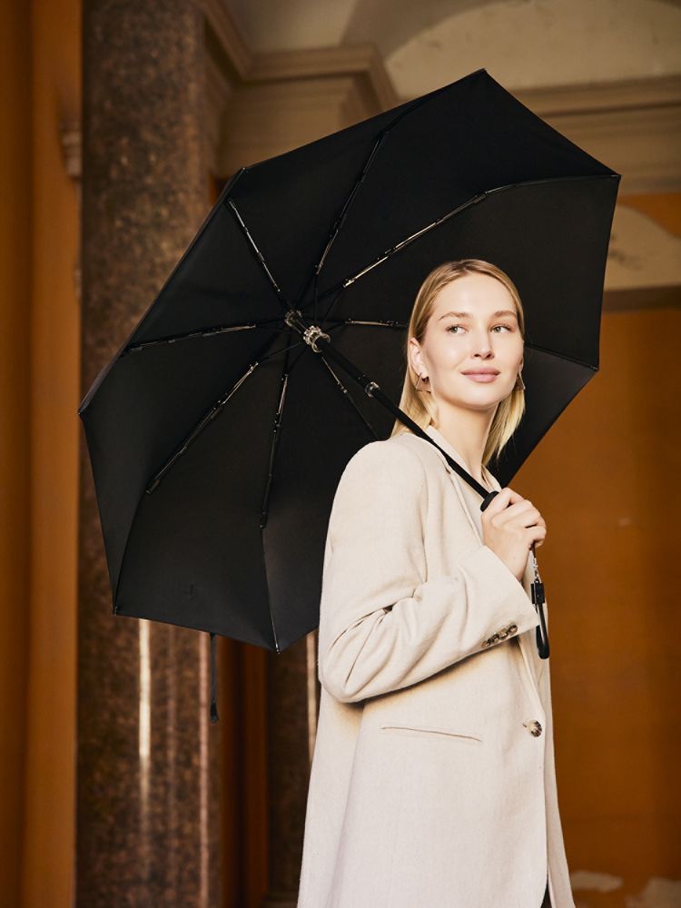 Зонт складной City Guardian, электрический, черный / Миниатюра WWW (1000)