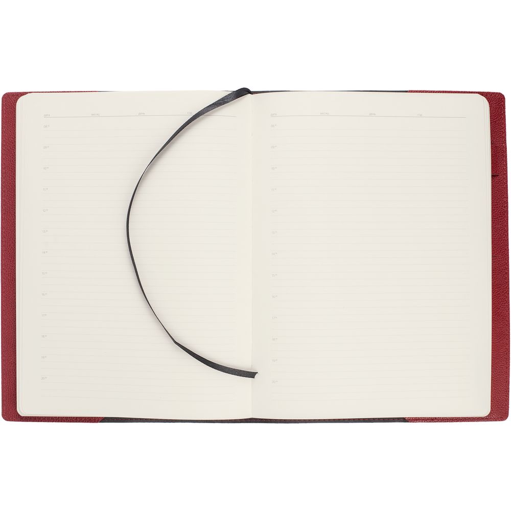 Ежедневник в суперобложке Brave Book, недатированный, красный / Миниатюра WWW (1000)