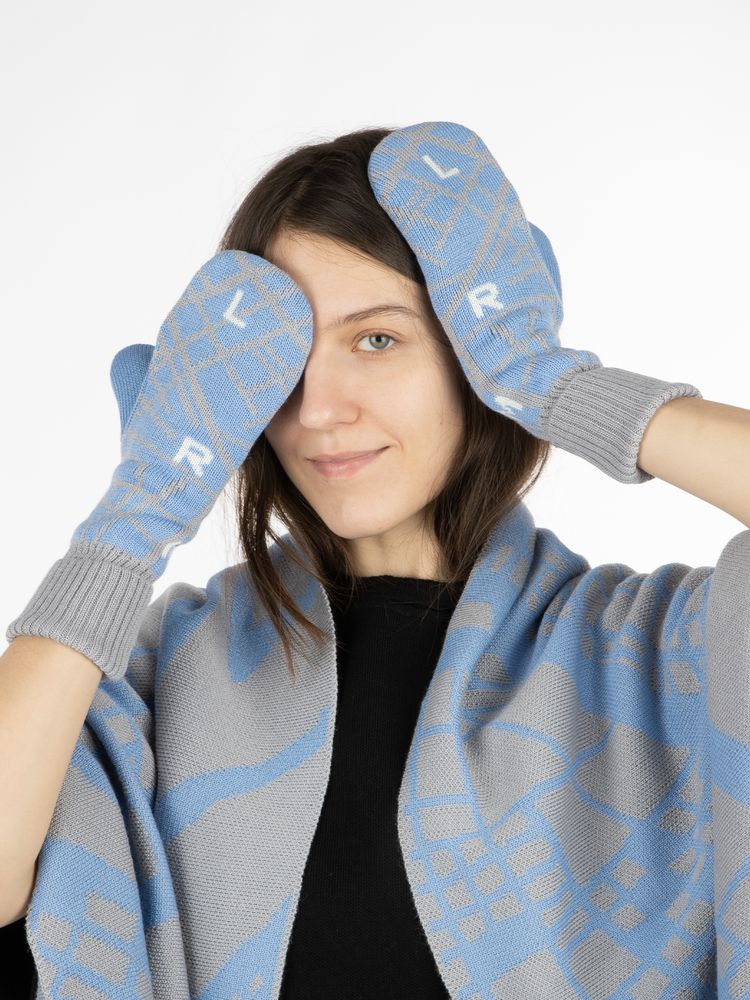 Варежки Joyful на заказ, полушерсть / Миниатюра WWW (1000)