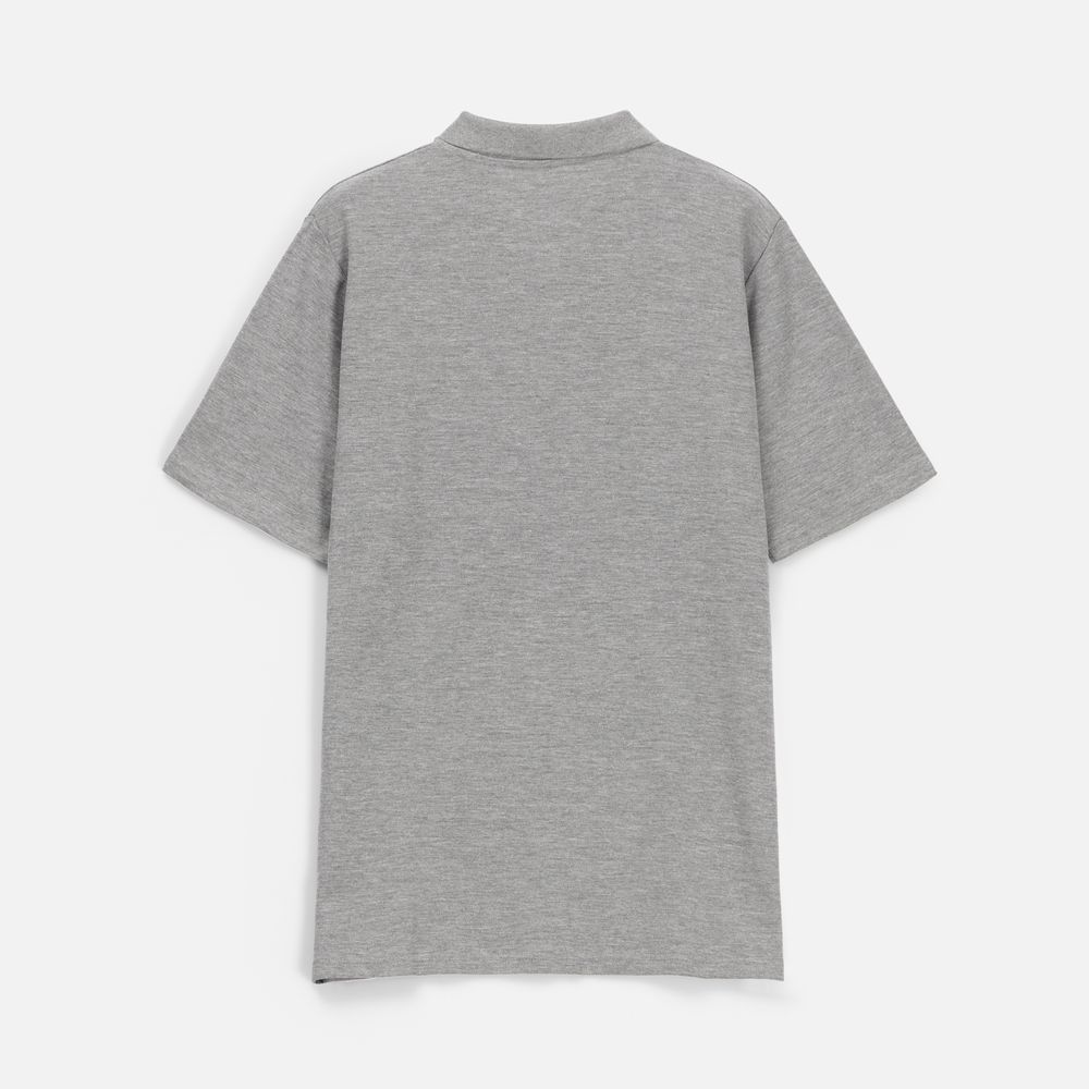 Рубашка поло унисекс Tervise, серый меланж / Миниатюра WWW (1000)