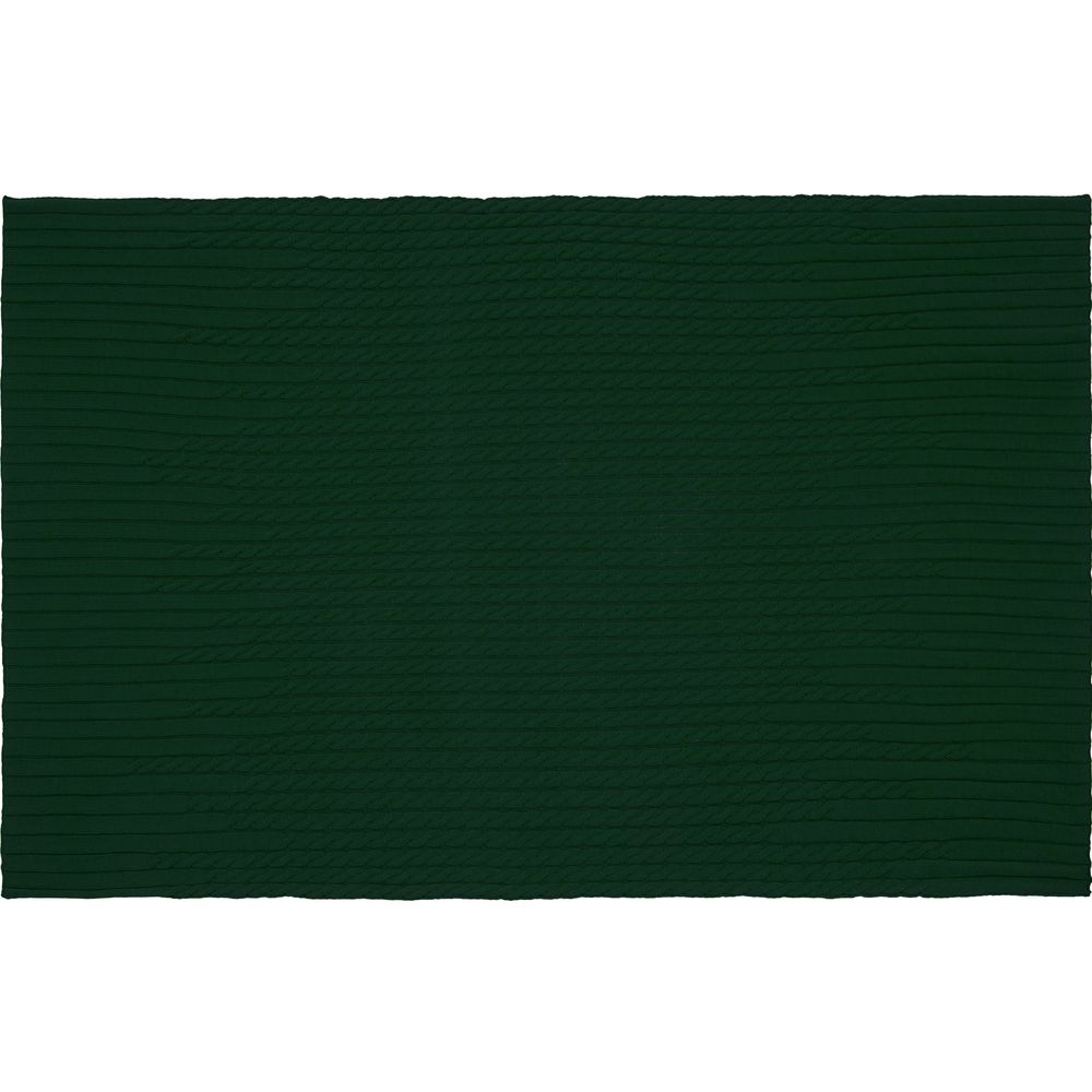 Плед Tressa, темно-зеленый / Миниатюра WWW (1000)