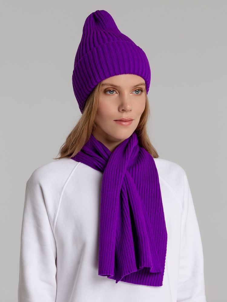 Шарф Yong, фиолетовый / Миниатюра WWW (1000)