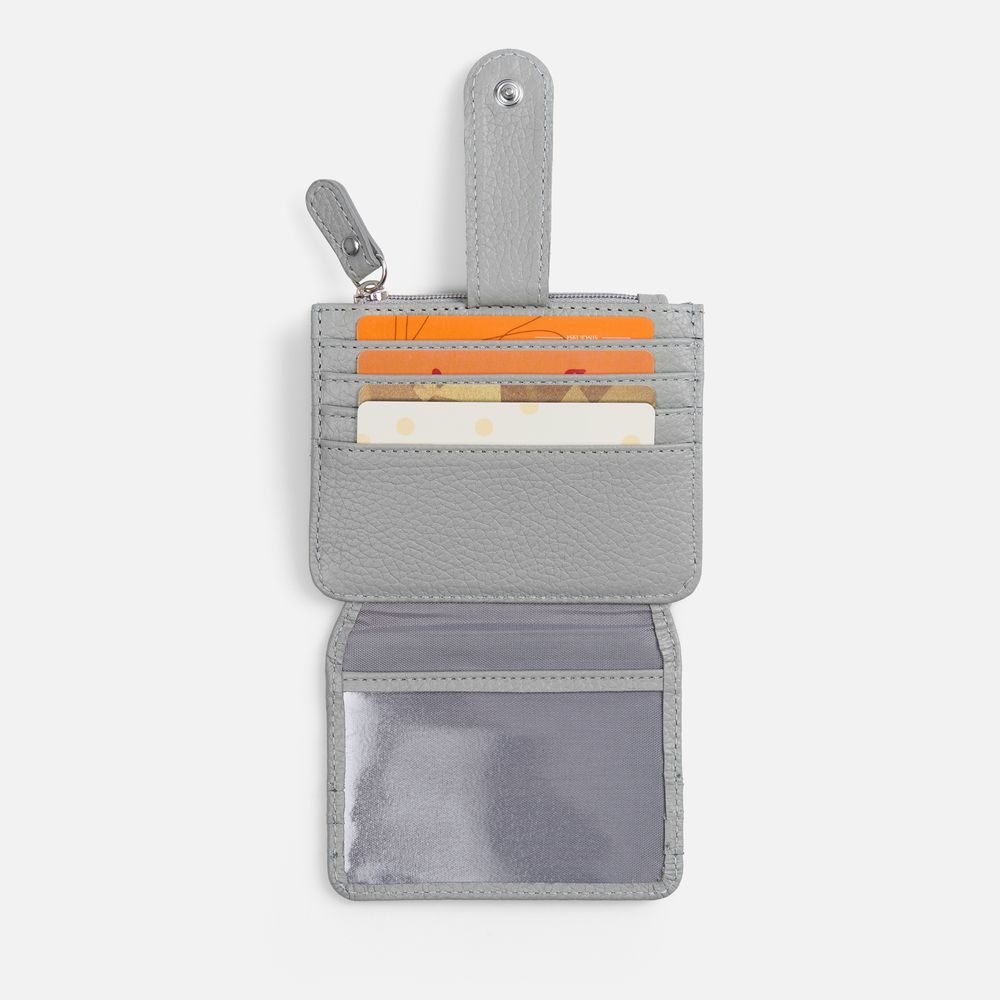 Картхолдер на молнии Unison, серый / Миниатюра WWW (1000)