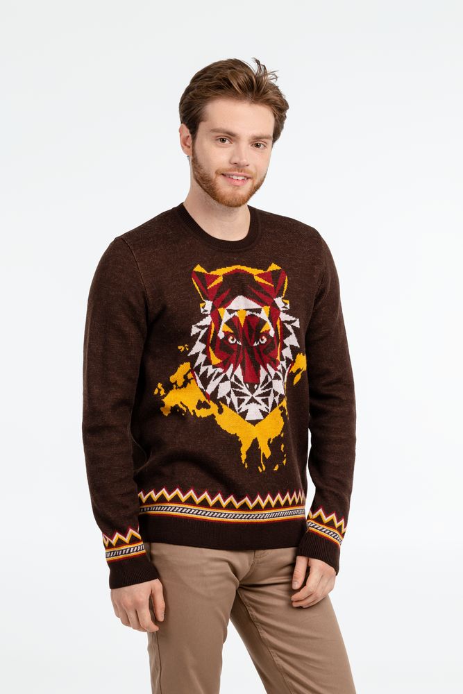 Джемпер Totem Tiger, коричневый / Миниатюра WWW (1000)