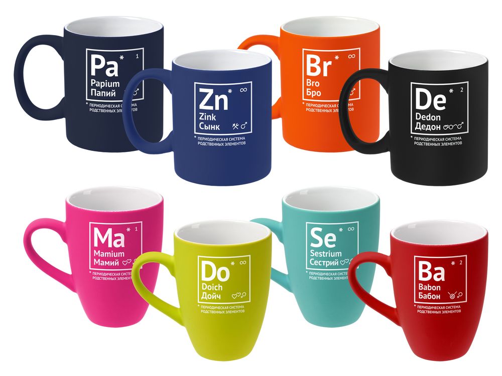 Кружка «Дойч» с покрытием софт-тач, зеленое яблоко / Миниатюра WWW (1000)