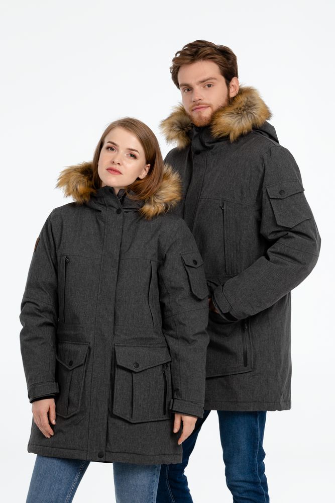 Парка мужская Explorer, серый меланж / Миниатюра WWW (1000)