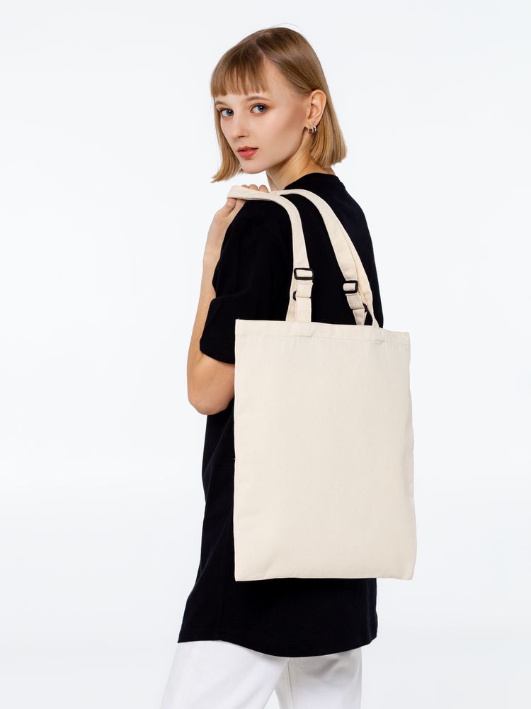 Сумка для покупок с регулируемыми ручками Leta, неокрашенная / Миниатюра WWW (1000)