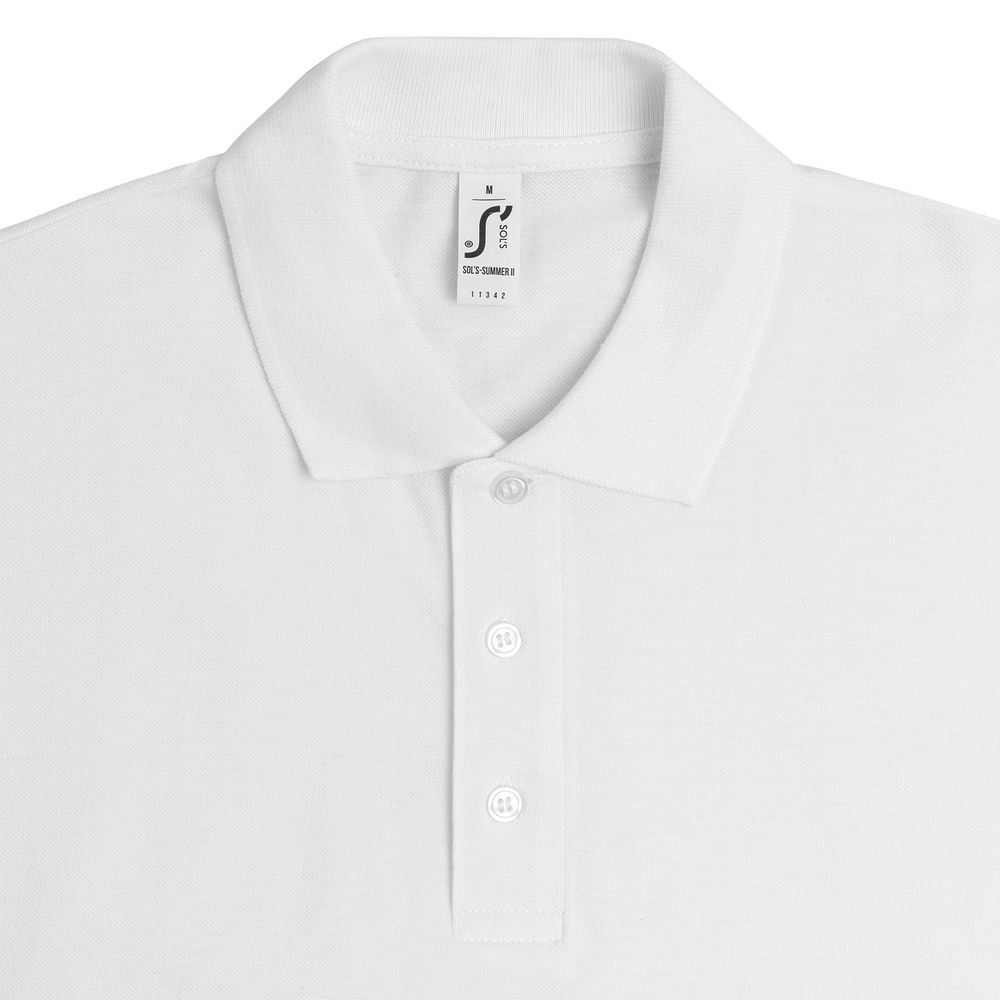 Рубашка поло мужская Summer 170, белая / Миниатюра WWW (1000)