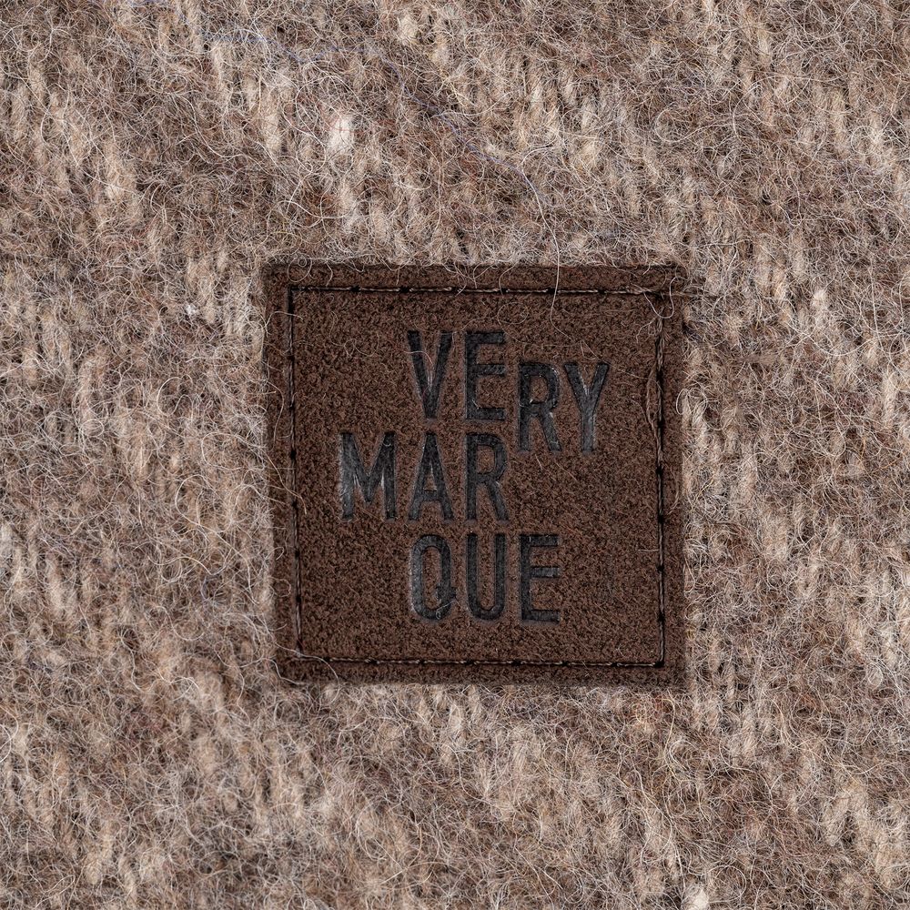 Плед Morena, бежево-коричневый / Миниатюра WWW (1000)