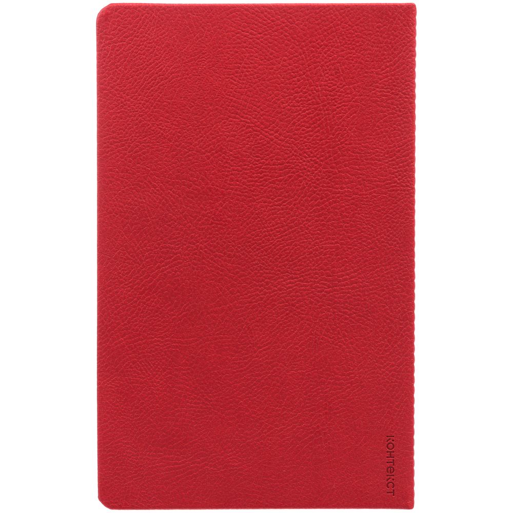 Ежедневник Duplex, недатированный, белый с красным / Миниатюра WWW (1000)