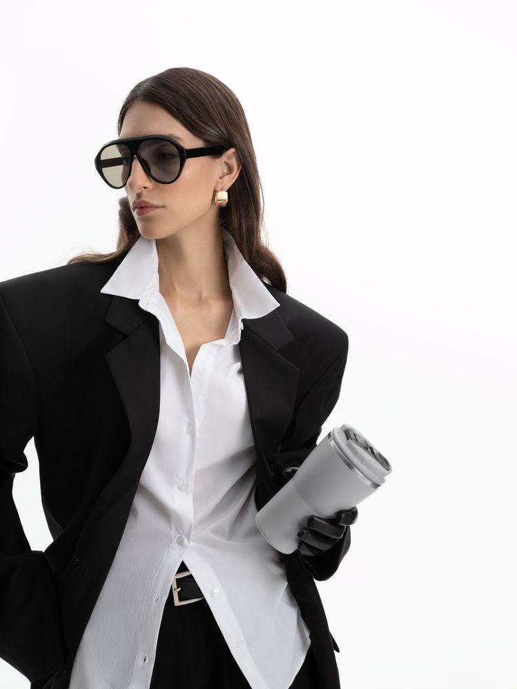 Термостакан Sapporo без логотипа, серый / Миниатюра WWW (1000)