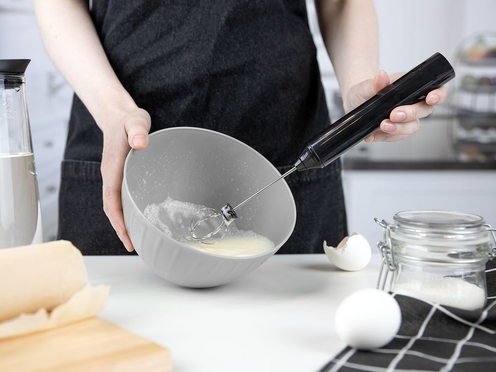 Беспроводной вспениватель молока Cuptavia, черный / Миниатюра WWW (1000)