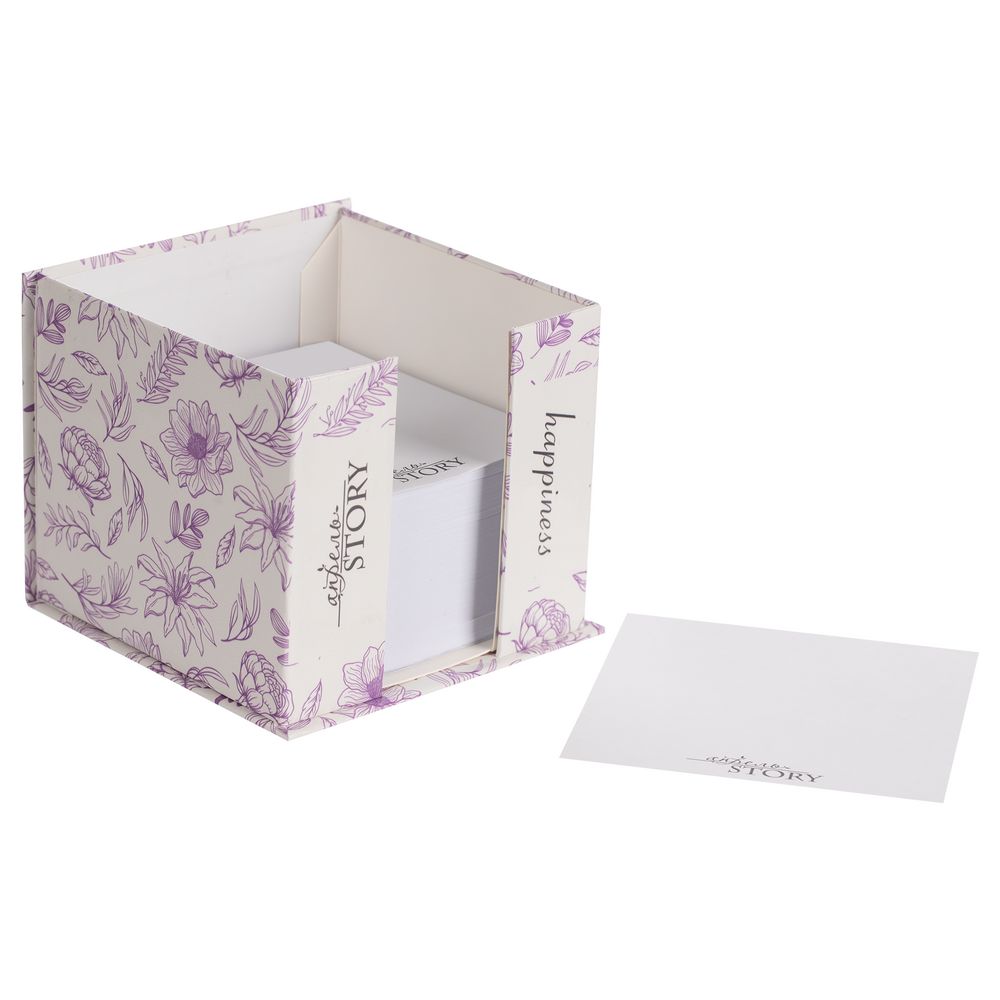 Блок для записей Cubic на заказ, 500 листов / Миниатюра WWW (1000)